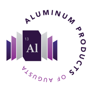 aluminum products of augusta plus large logo